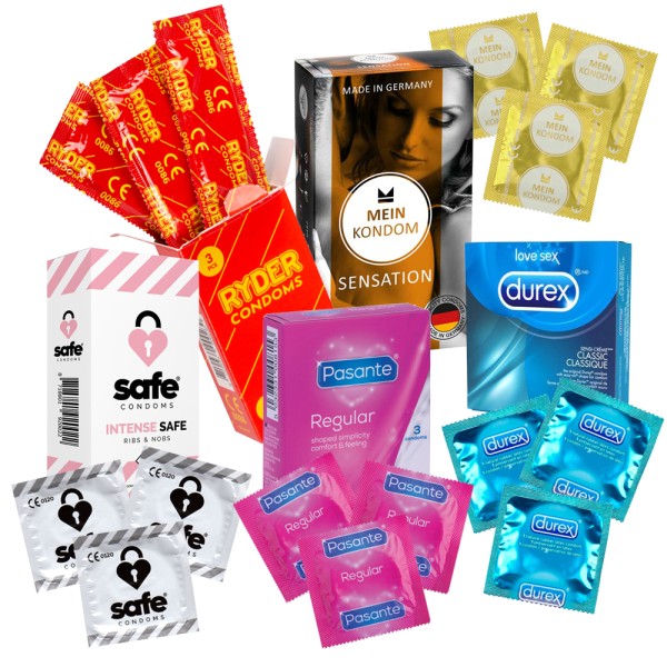 Kondom Probierset versch. Marken