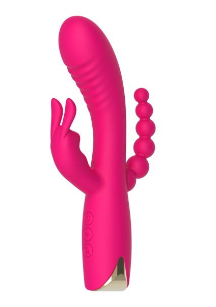 Triple Vibrator Dreifach Stimulierung Vagina, Anus und Klitoris