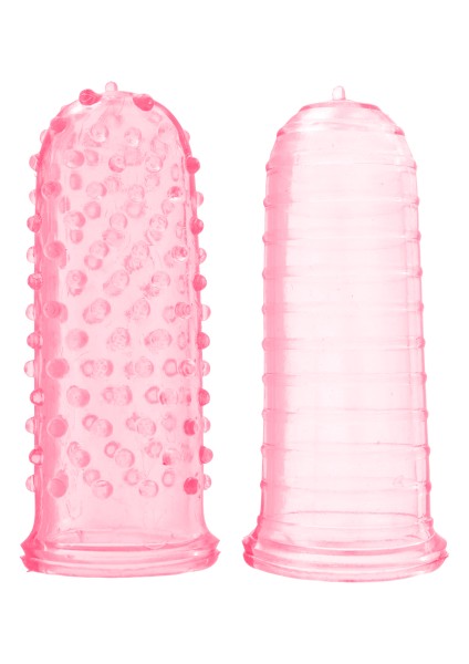 Sexy Finger Ticklers mit Noppen - rosa