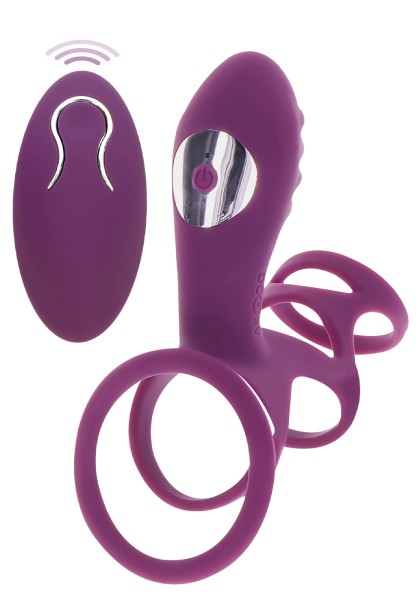 C-Ring Penis-Sleeve mit Klitorisstimulator