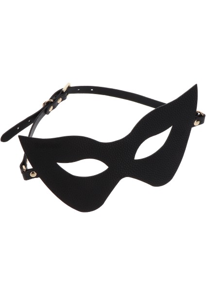 Deluxe Cat Mask Augenmaske - schwarz, gold